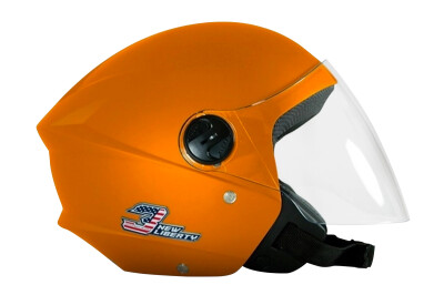 CAPACETE NEW LIBERTY THREE ELITE FOSCO TAM 60 TIME ORANGE